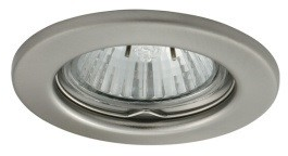 Podhľadové bodové svietidlo, chrómové, 50W, 230V, GU10, IP20