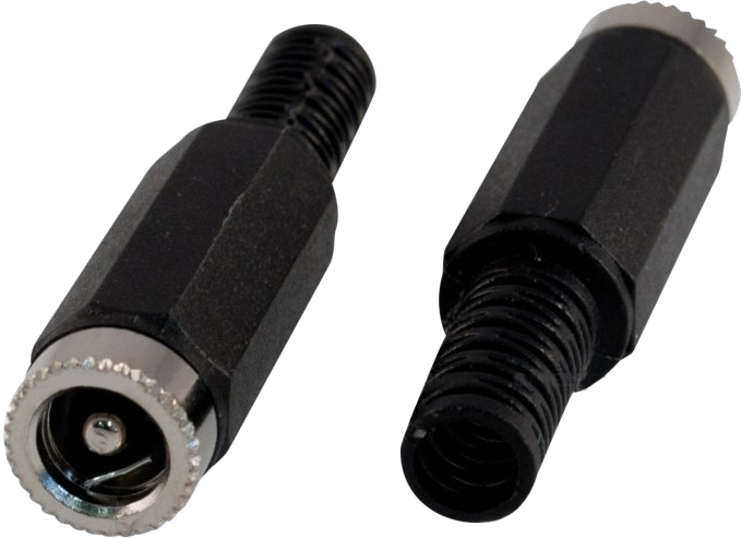 Napájací súosý konektor na kábel 2,5mm FEMALE s káblom