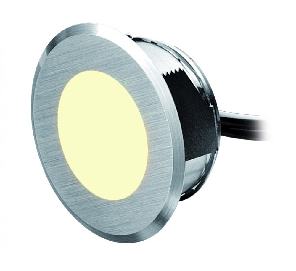 Ponorné/Pojazdné svietidlo,0.25W,CRI=80,12V,2700K,14lm,316L,120°,IP68,okrúhle,5t
