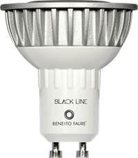 8W LED žiarovka BENEITO FAURE, GU10, 220-240V, 4000K, 594m,  60°, IP40, dichroická