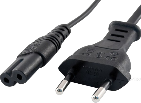 Kábel napájací sieťový 1.75m, M2 priamy, vidlica