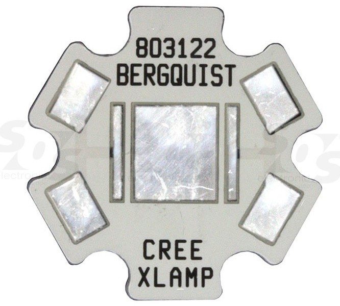 Nosná hliníková podložka pre XLamp CREE XRE