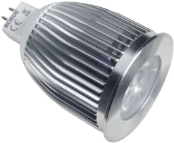 8W LED žiarovka ROBUS, MR16, 12V, 2700K, 180lm, 25°, IP20