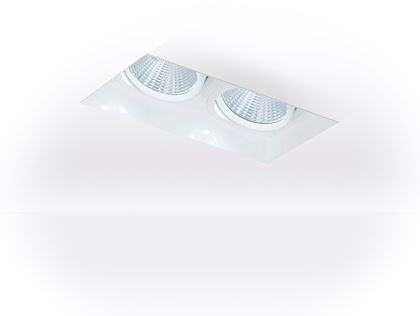 Spotlight 168 dvojité, max. 2x100W Halogen,,360x202x110,biele, bezramikove