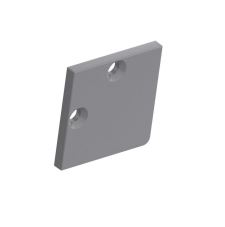 2ks koncovka pre ALU profil BARDOLINO MIDI ANGOLO, 2 skrutky, plast