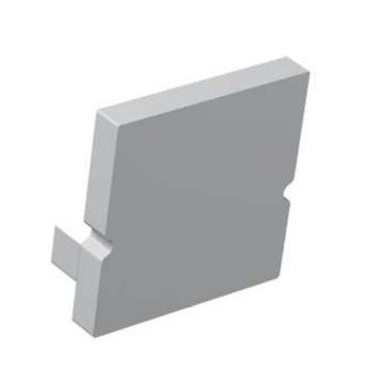 2ks koncovka pre ALU profil Bardolino MINI, 2 skrutky, plast