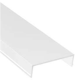 Opálový difúzor pre alu profil CATANIA 6075, prisadený, 55,8x15mm, 2m