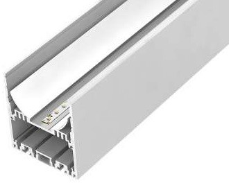 Alu profil elox CATANIA 8090, prisadený, 80x90mm, 2m