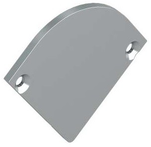 2 x koncovka pre ALU profil elox rohový Catania ANGOLO30x30mm, poloblúk