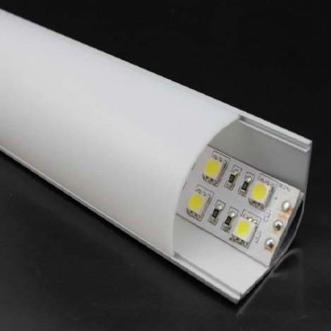 Opálový difúzor pre ALU profil CORNER3, oblý, polomer 30mm, 1m