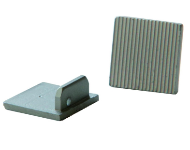 1ks koncovka pre ALU profil FLAT HOCH bez diery, hliník, strieborná