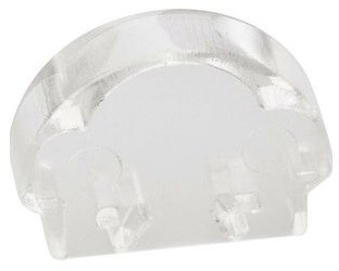 2ks Koncovka pre ALU profil GARgano, 30° optika, číra, plast3