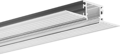ALU profil KOZMA-T na zapustenie do SDK, vnútorná šírka 13mm, neeloxovaný, 2m