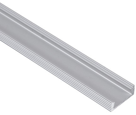 Eloxovaný ALU profil pre LED pás  MIKRO 2_0, 16x6mm, max. 10 mm LED pás, 2m