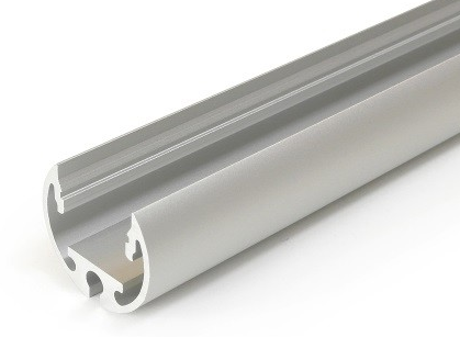 ALU profil v oválovom tvare, OVAL-12, elox, 2m