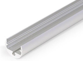 ALU profil v oválovom tvare OVAL-8, elox, úzky (pre LED pás 10mm), 2m