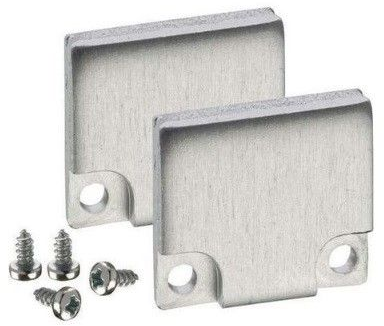 2ks koncovka pre ALU profil Bardolino HOCH, hrúbka 3mm, 4 skrutky, hliník