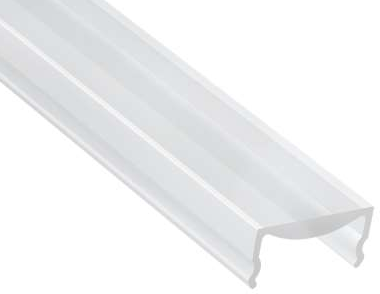 Omrznutý difúzor s 30 stupňovou optikou pre profily BARDOLINO, 14,8x8mm, 2m, nová verzia