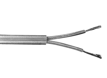 Kábel 2x0,75 mm s lankom 1mm, transparentný