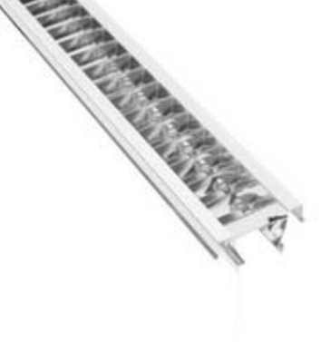 Alu profil CATANIA 60, mriežka na zníženie oslnenia osvetenia, 500mm