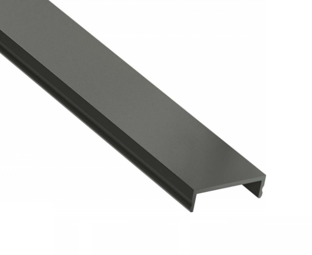 Čierny opálový difúzor pre profily CATANIA 30, 27.4x7.9mm, 2m