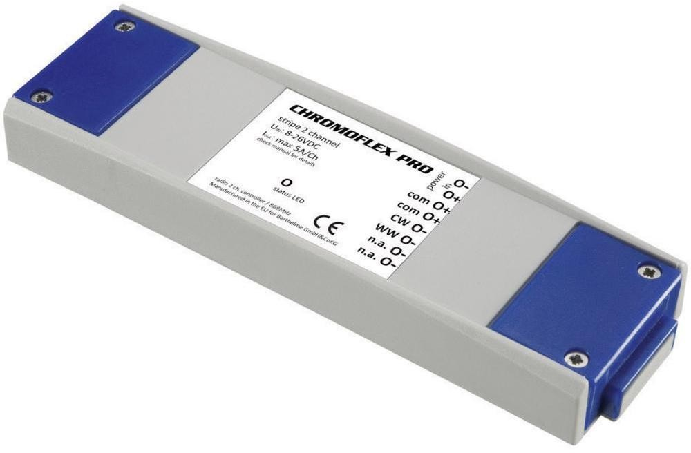 LED kontrolér Chromoflex ProStripe na iPhone, 2 kanálový, 240W, 8-26V DCC, 5A