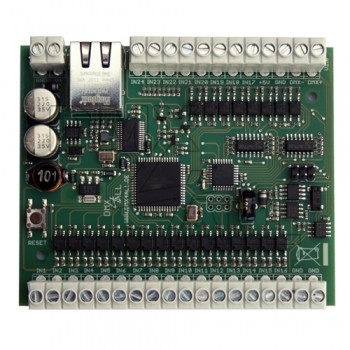 Menič signálu DMX ArtNet Mux24,512-kanálov, 7-24V DC, 0.5A