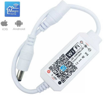 Kontrolér MONO  WIFI mini 5-28V s konekt. 2,1mDC, 1ch x 4A, bez DO, app  Android/iOS