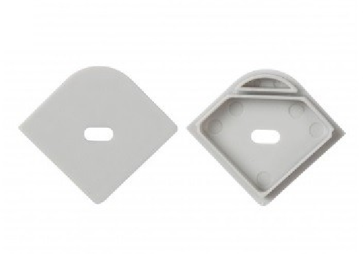 1ks koncovka pre ALU profil CORNER3, 30x30mm, s dierou, plast