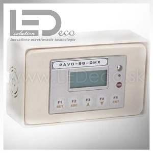 Kontrolér a sequencer PAVO-96 TRISTAR ,9-18VDC/AC, 500mA, CC,program.,DMX 512