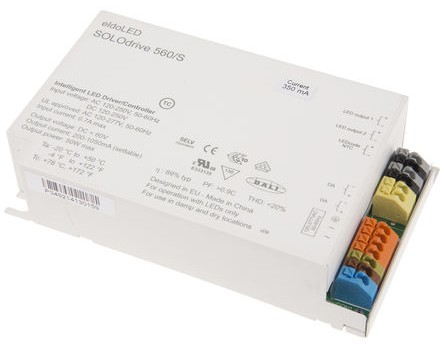 Stmievateľný napájací zdroj prúdový 1-kanál 50W/150-1400mA, DALI, DIMM, CC, metal