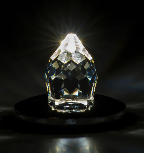 Kryštál pre kryštálové nebo, Drop 18, nerez. oceľ, hmoždinka, LED modul 5V, 0,15W, kábel