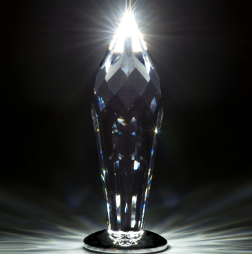 Kryštál pre kryštálové nebo, Drop 50, nerez. oceľ, hmoždinka, LED modul 5V, 0,15W. kábel