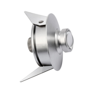 Koncovka mini spot pre opt.vlákna max 8mm, s optikou, priem 40mm, nerez