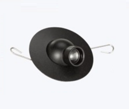 Koncovka mini spot pre opt.vlákna,otočné náklon max 60°, priem 42mm, čierna