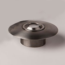 Koncovka spot pre opt. vlákna, 20-40°, 316 nerez, vypuklá optika, 2-6mm vnút. priem., IP68