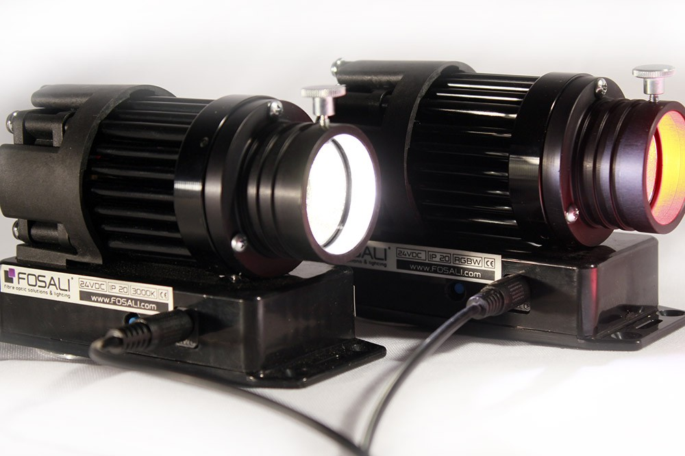 LED Iluminator HP/30W,16dB,RJ45  DMX,DC2,1mm,24VDC,32mm SUBPORT