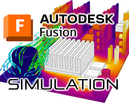 Funkčné simulácie vo FUSION360 (stress test, teplotné, mechanické, pohybové, atď)