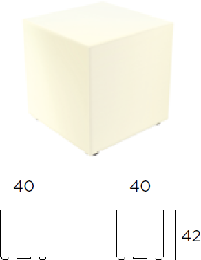 Dizajnové LED záhradné svietidlo&nábytok v jednom, 4x1,1W, 3000K, IP65,5m el. kábel,230V