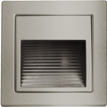 Zapustené LED svietidlo POWER LED, CC,2,5W,700mA, studená biela, mat chróm,bez nap. zdroja