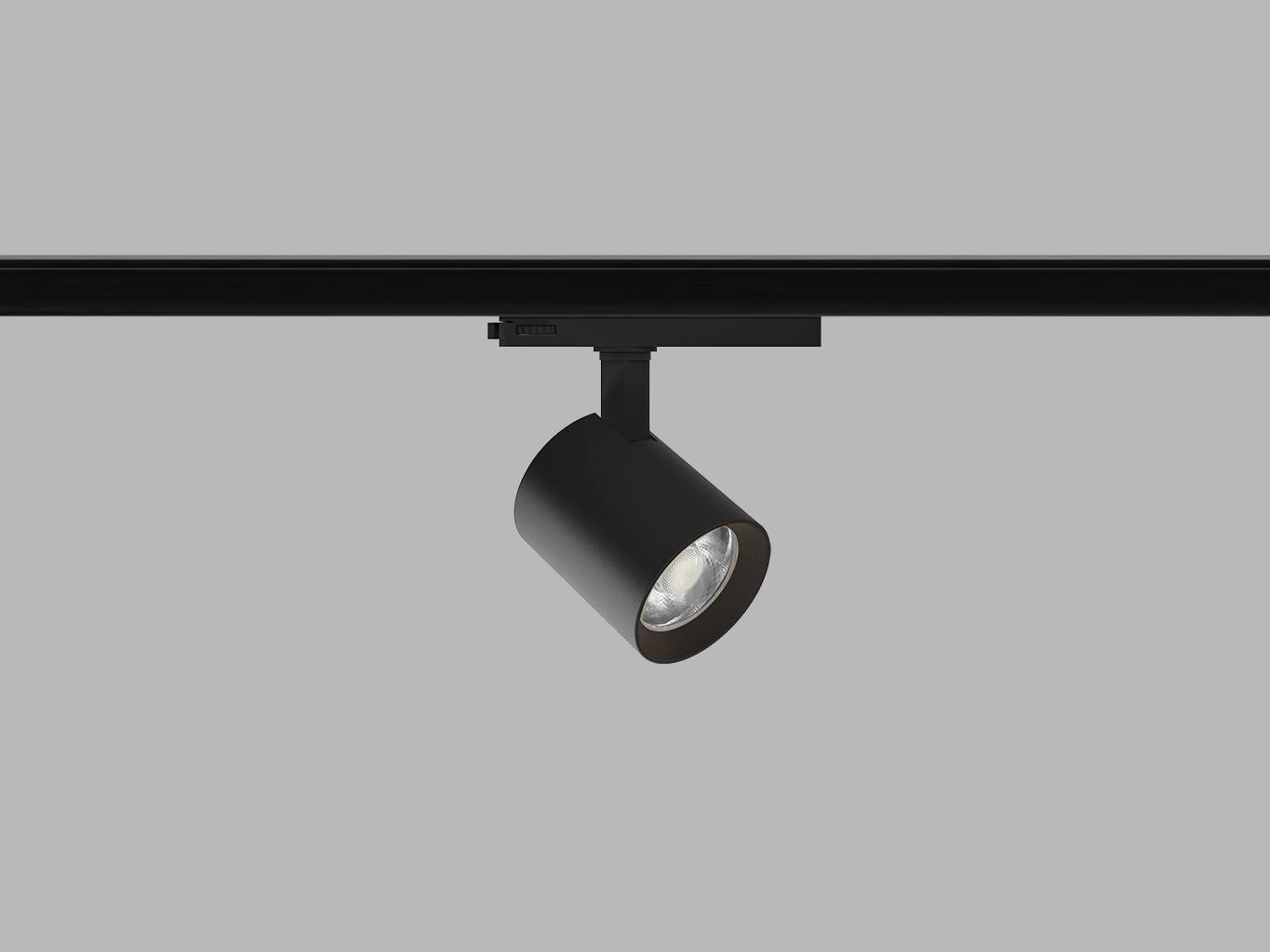 Bodové LED svietidlo pre 3-fázový lištový systém, 8-28W, 230V, 4000K, 45°, IP20, čierne