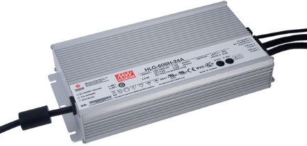 Vodotesný PROFI LED zdroj, 600W, 24V DC, nastavitelný interným potenciometrom, SELV, IP65