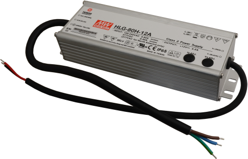 Vodotesný PROFI LED zdroj,80/60W, 12V DC,nastavitelný inter. potenciometrom, SELV, IP65