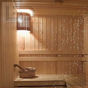 Set pre nebo fínska sauna,72x2,2/1,1mm (36x1,5m, 18x2,2m, 18x3m),statický, 3000K, zdroj