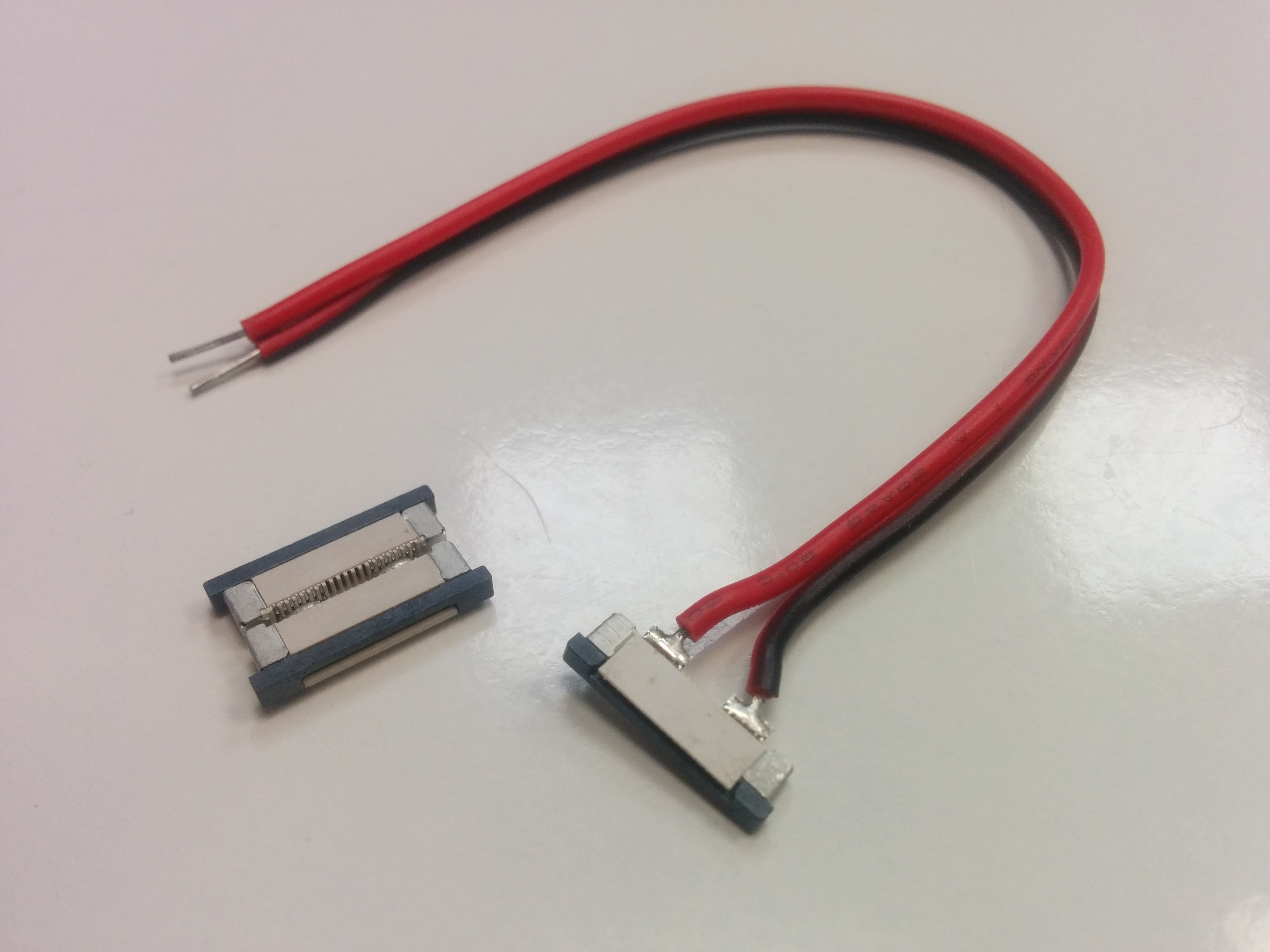 Hobby sada na spájanie dvoch LED pásov mono farby a zapojenie do nap.zdroja, 10cm kábel
