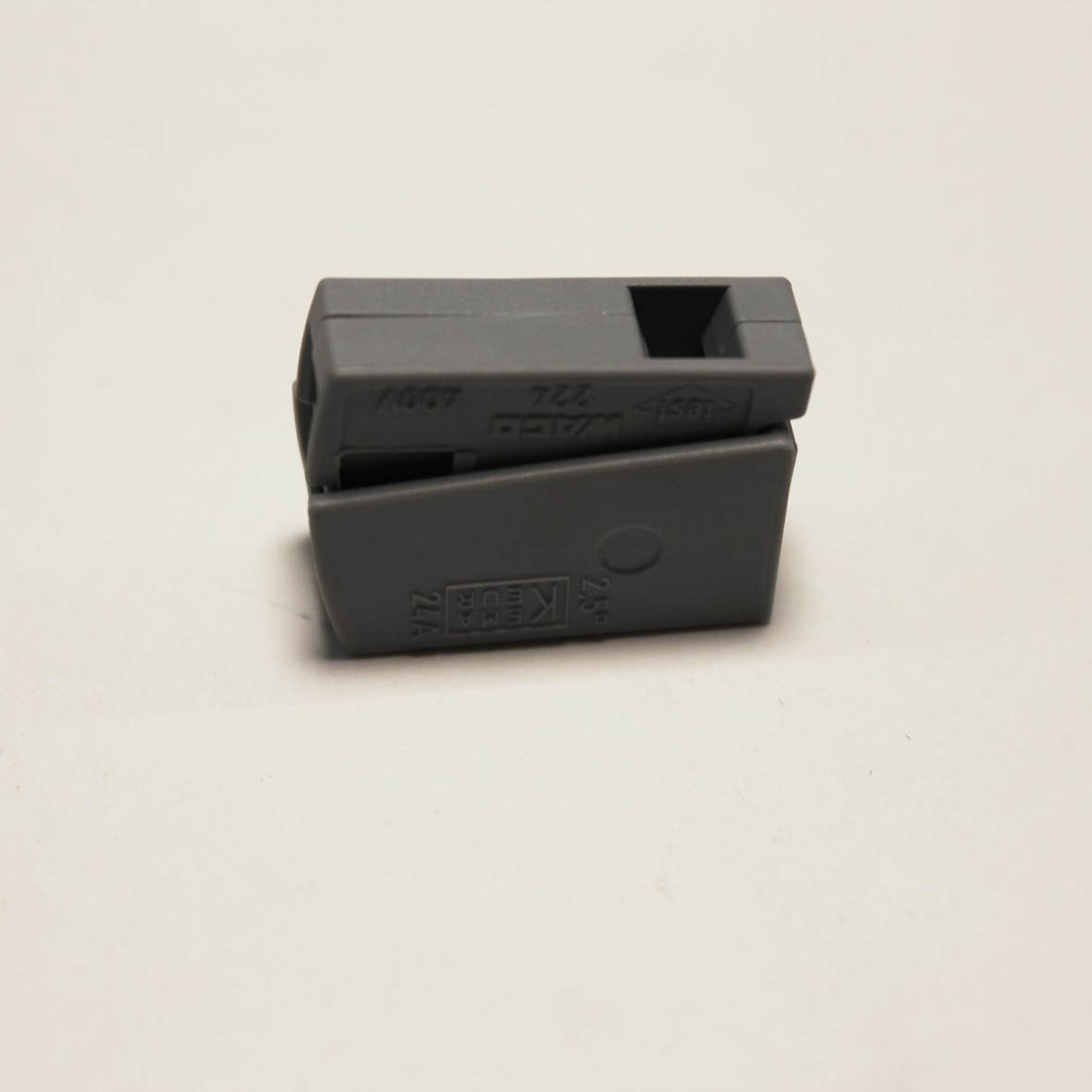 Svietidlová svorka, standard, pre 2 vodiče, pripojenie cage clamp, WAGO224-112