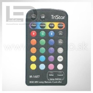 IR diaľkový ovládač pre TRISTAR sortiment -1627, PAVO RGB/DMX 