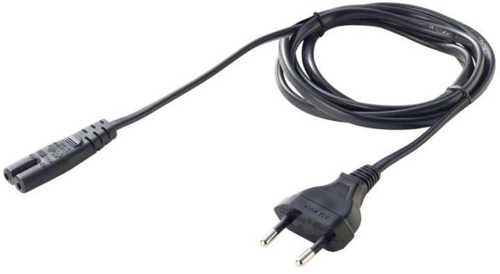 Napájací sieťový kábel 230V, 2m, 2pin, vidlica