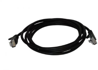 Patch kábel pre Ethernet,4x2 žíl,AWG 26/7(Cu), 2x RJ45 konektor, 20-60°C,dĺžka 2m, čierny