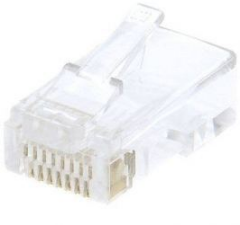 Krimpovaci Konektor RJ45 8pin pre datove kabely s pevnym jadrom